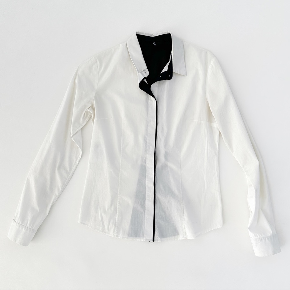 Jil Sander white Button Down - size 32 XS Small